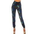 thumbnail image 1 of World of Leggings Buttery Soft Blue Tangled Swirl Joggers - X-Large, 1 of 2