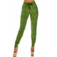 thumbnail image 1 of World of Leggings Buttery Soft Green Irish Vine Joggers - Small, 1 of 2