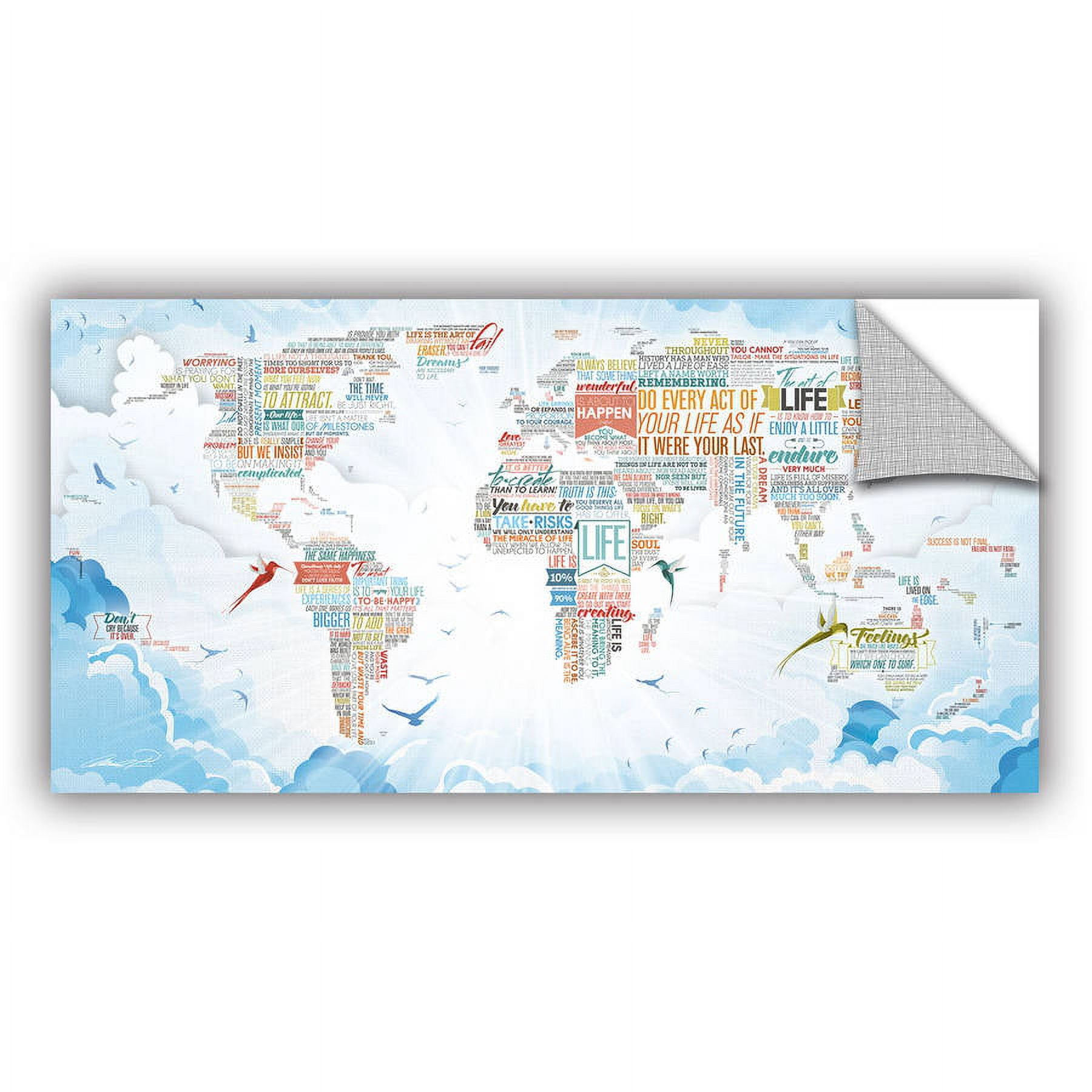 'World of Life: In Heaven' Removable Wall Art Mural
