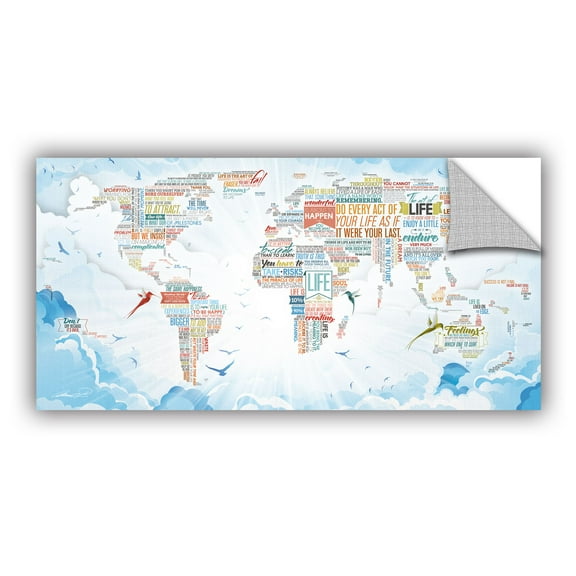 'World of Life: In Heaven' Removable Wall Art Mural