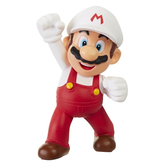World of Nintendo 2.5" Mini Figure Fire Mario