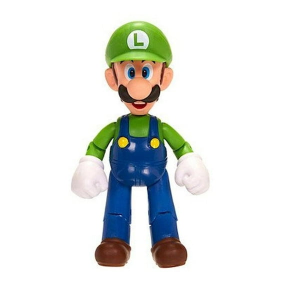 World of Nintendo 4" Action Figure Luigi with 1UP Accessory