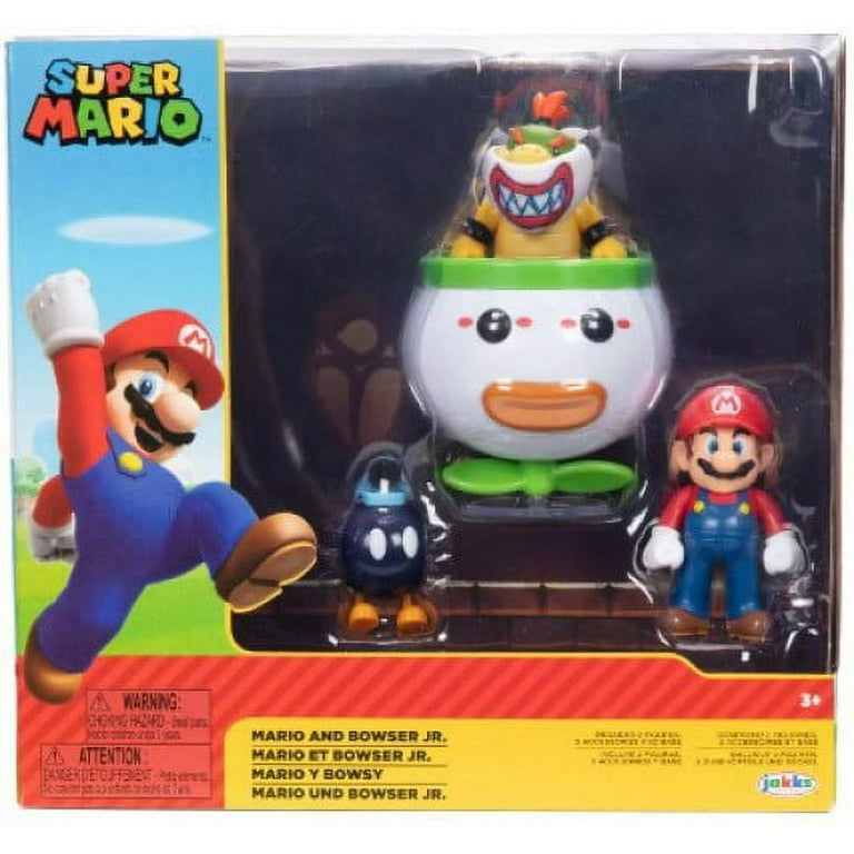 World of Nintendo Super Mario Bowser Jr. with Bob-Omb - 4-inch World of Nintendo Super Mario Bowser Jr. with Bob-Omb - 4-inch