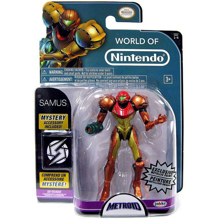 メトロイド 6インチ フィギュア ソフビ WORLD OF NINTENDO World of Nintendo Metroid Samus Action Figure (Metallic