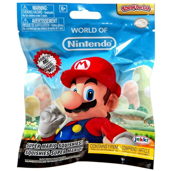 World of Nintendo Squish-Dee-Lish Super Mario Mystery Box [12 Packs]