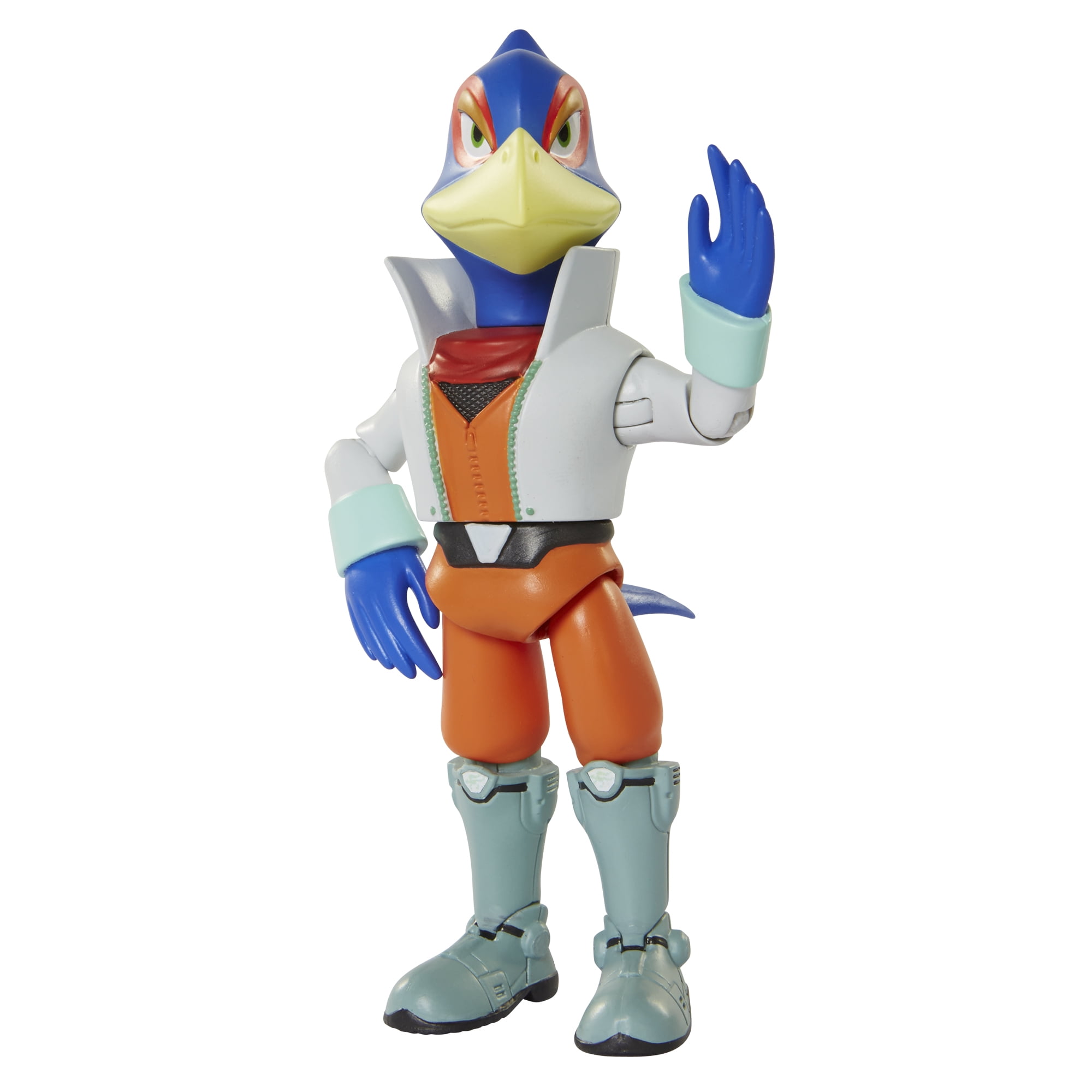 World of Nintendo Star Fox Falco Lombardi 4 Inch Action Figure, image size:2000x2000