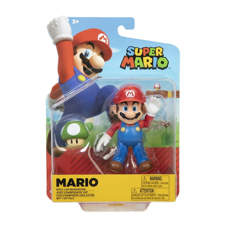 World of Nintendo Super Mario 4 Inch Articulated Action