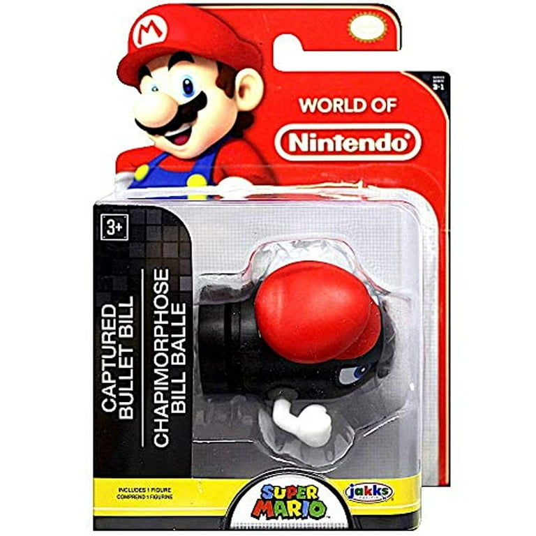 World of Nintendo Super Mario Captured Bullet Bill Mini Figure