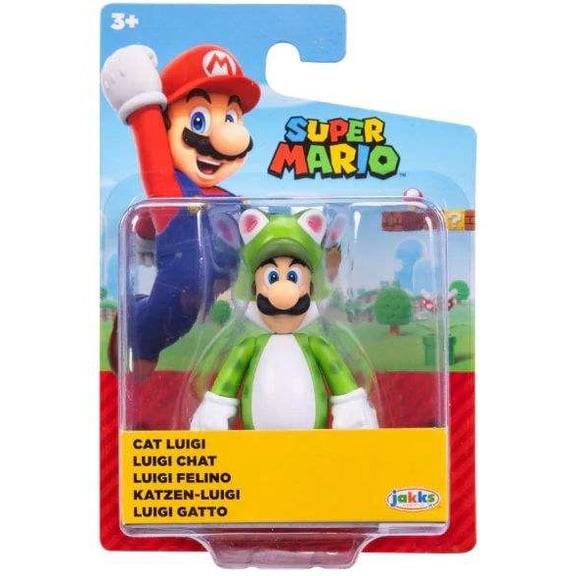 World of Nintendo Super Mario Cat Luigi Mini Figure [2026]