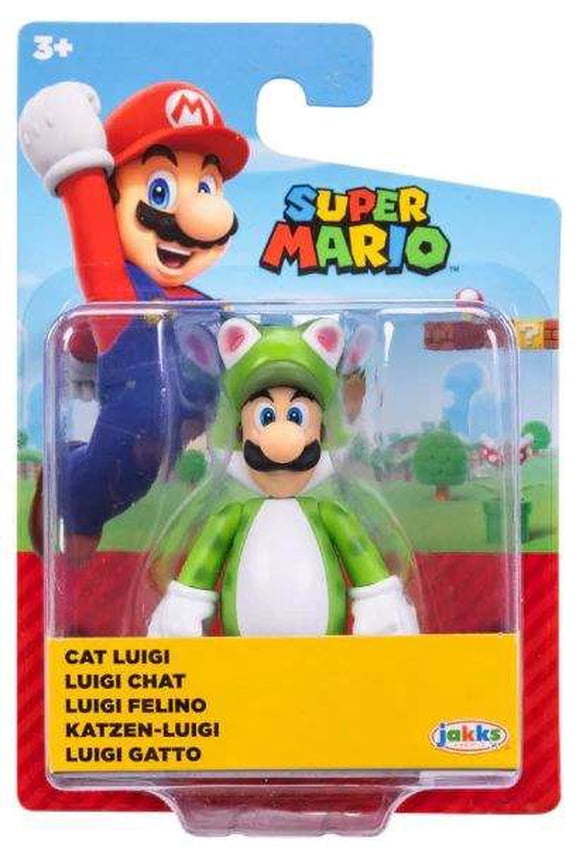 World of Nintendo Super Mario Cat Luigi Mini Figure [2026]