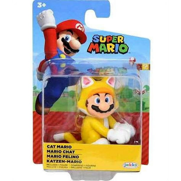 World of Nintendo Super Mario Cat Mario Mini Figure - Walmart.com