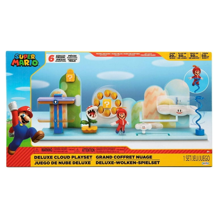 マリオ Nintendo Super Mario Deluxe Cloud Playset Toys Figures Set