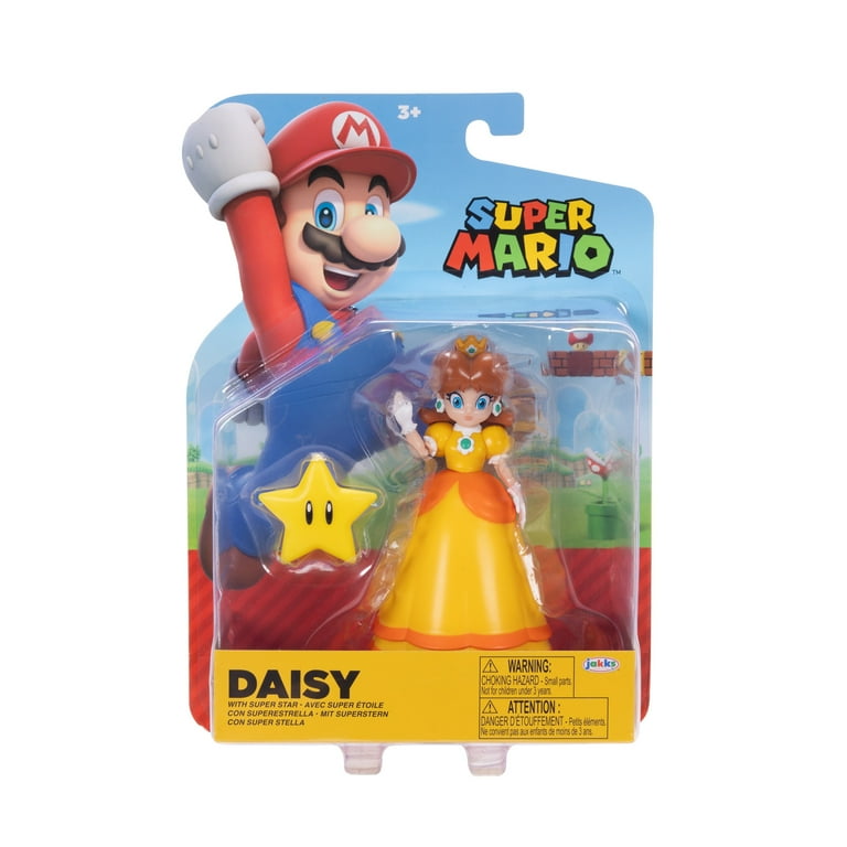 Nintendo Super Mario Daisy Action Figure, 4-Inch Collectible Toy