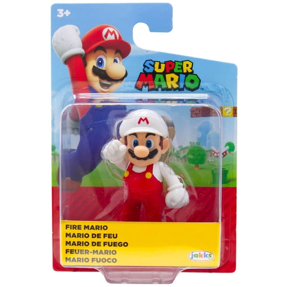 World of Nintendo Super Mario Fire Mario Mini Figure [Standing]
