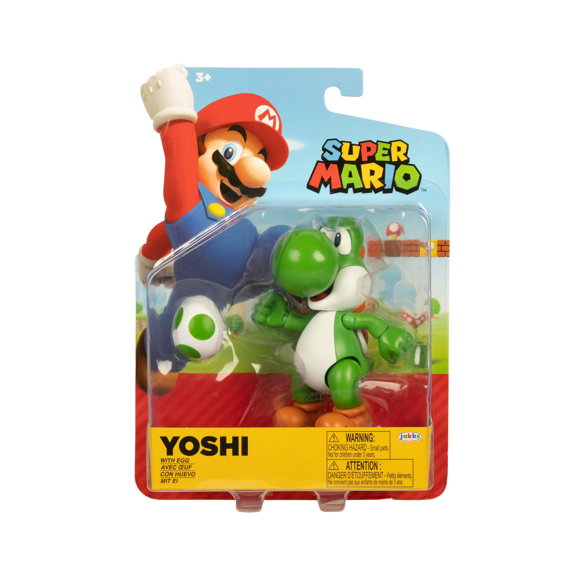 World of Nintendo Super Mario Green Yoshi 4 Inch Articulated World of Nintendo Super Mario Green Yoshi 4 Inch Articulated
