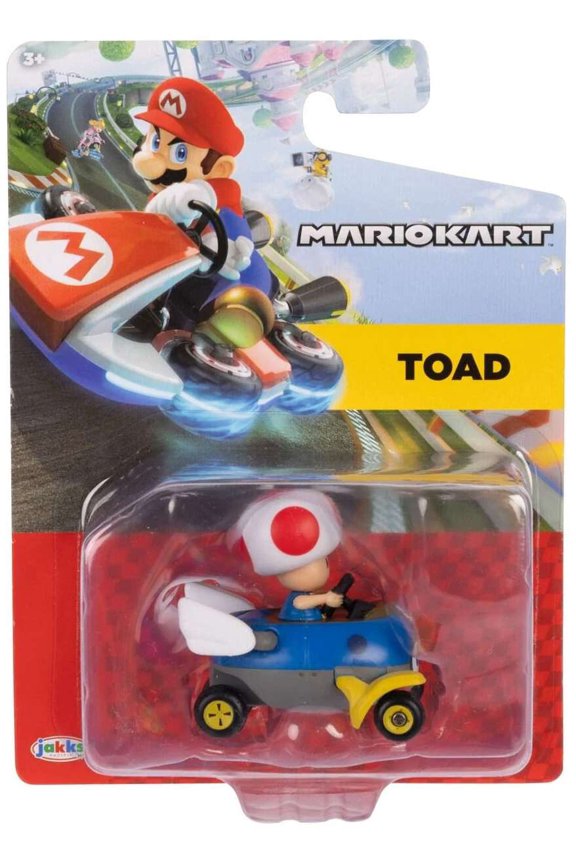 World of Nintendo Super Mario Kart 8 Toad (2017) Jakks Pacific Figure