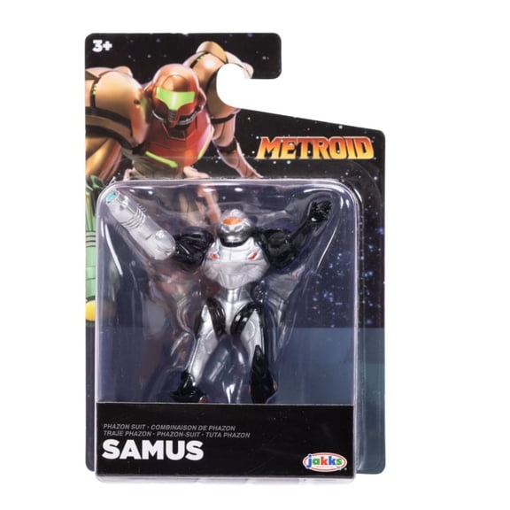 World of Nintendo Metroid Prime Phazon Suit Samus 2.5 Inch Action Figure