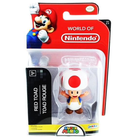 World of Nintendo Super Mario Toad Mini Figure