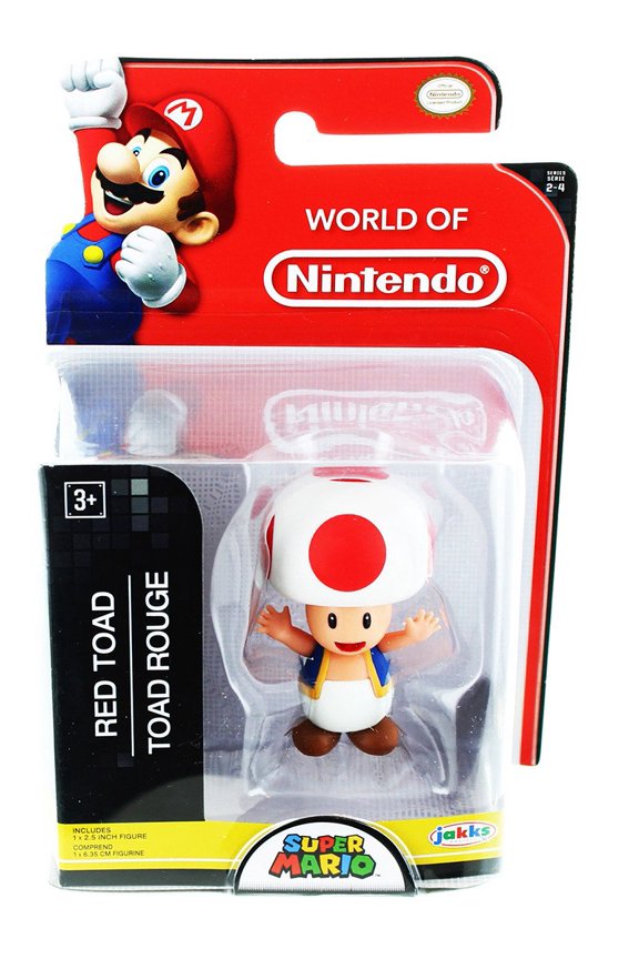 World of Nintendo Super Mario Toad Mini Figure