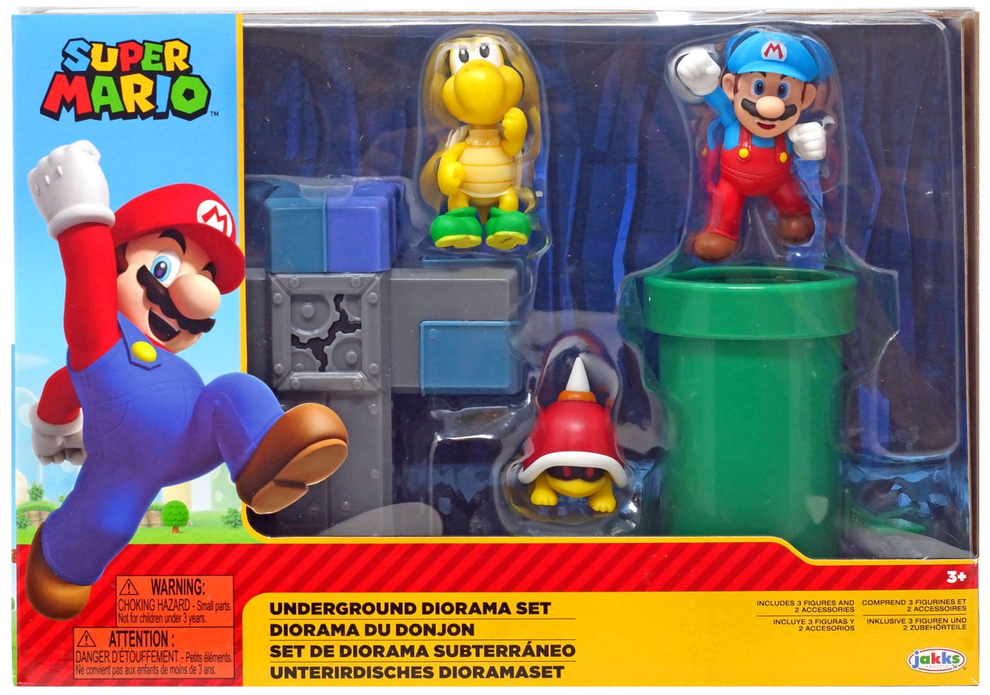 World of Nintendo Super Mario Underground Diorama Set