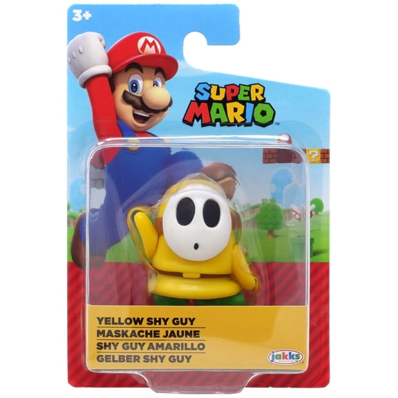 World of Nintendo Super Mario Yellow Shy Guy Mini Figure