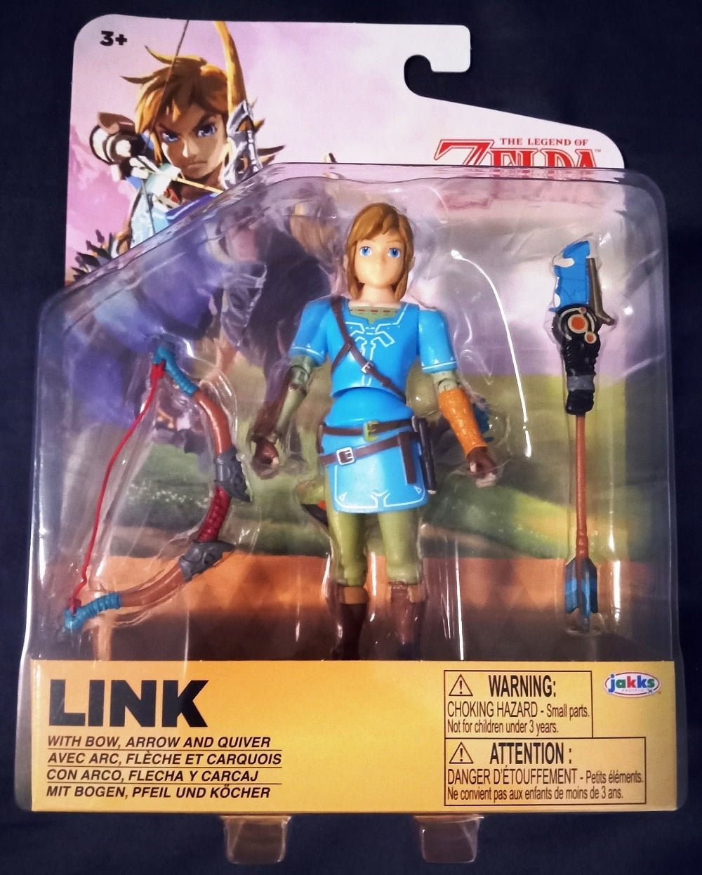 World of Nintendo The Legend of Zelda Breath of the Wild Link 4 Inch Action Figure