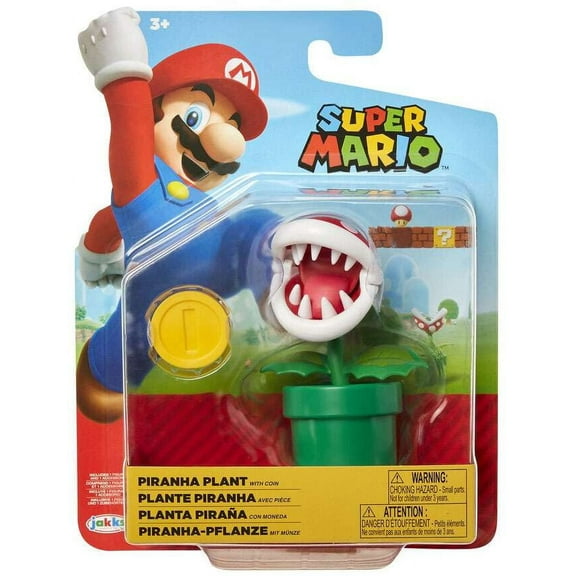 World of Nintendo Wave 17 Piranha Plant Action Figure (Coin)