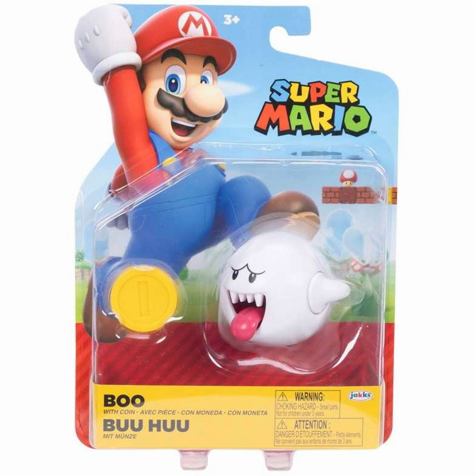 World of Nintendo Wave 41 Boo Action Figure (with Coin) - Walmart.com
