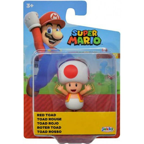 World of Nintendo Wave 47 Red Toad Mini Figure