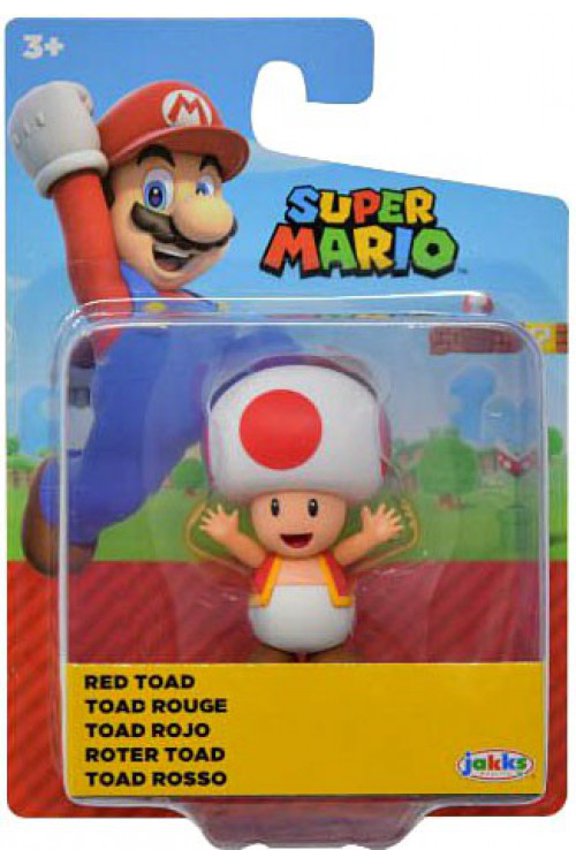 World of Nintendo Wave 47 Red Toad Mini Figure