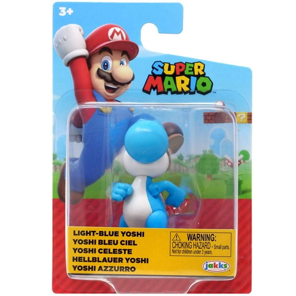 World of Nintendo Wave 49 Light Blue Yoshi Mini Figure