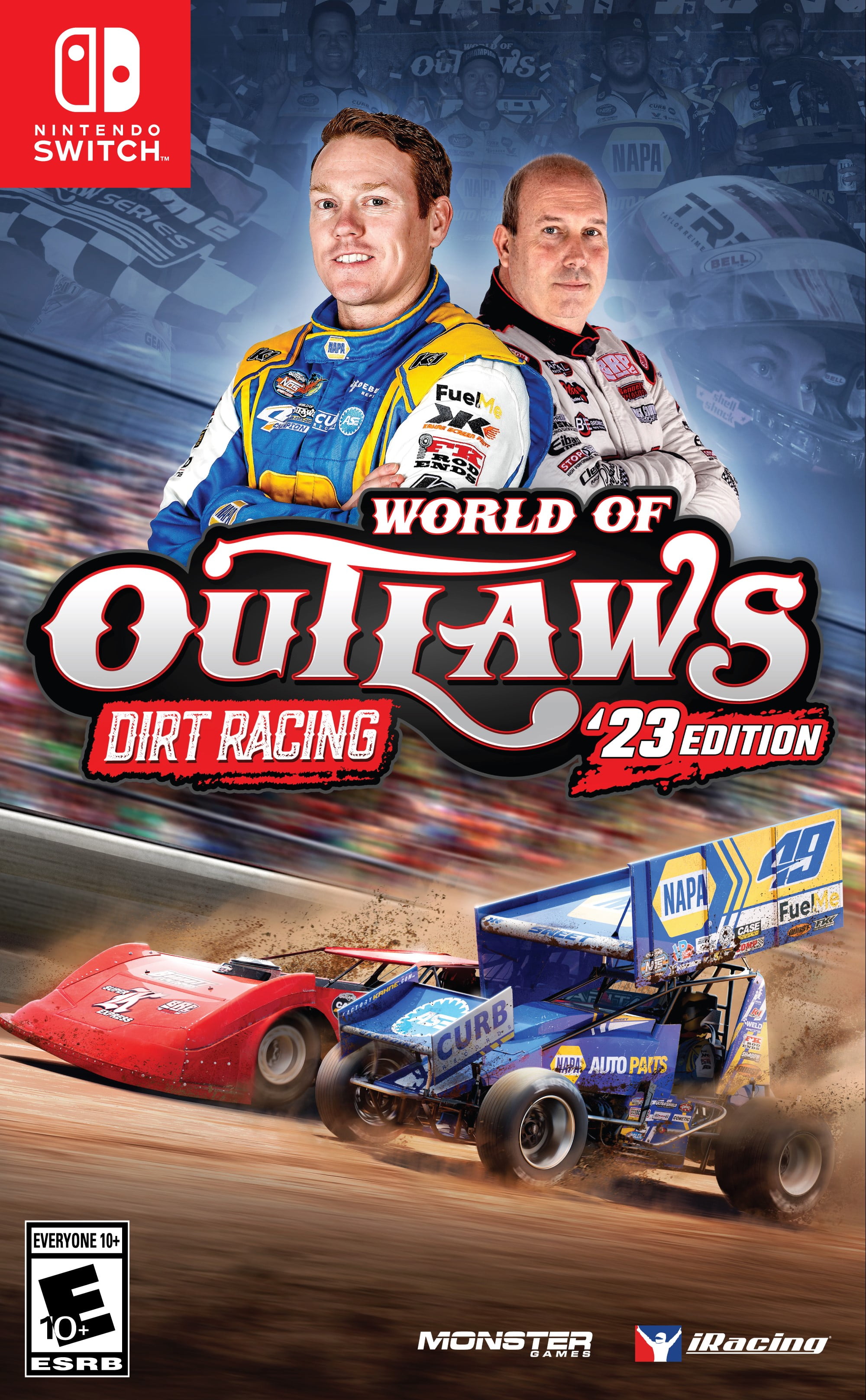 World of Outlaws Dirt Racing 2023 with Cars, Nintendo Switch