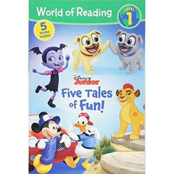 Pre-Owned World of Reading: Disney Junior: Five Tales of Fun!-Level 1 Reader Bindup (Paperback) 1368019099 9781368019095
