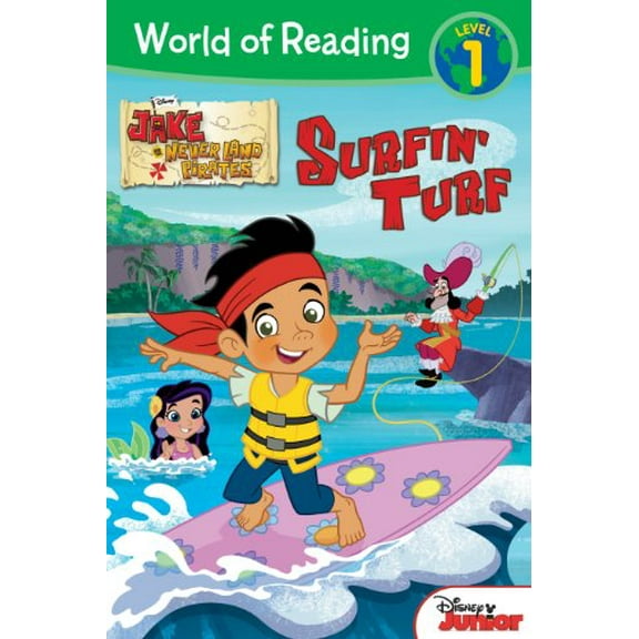 Pre-Owned World of Reading: World of Reading: Jake and the Never Land Pirates Surfin' Turf : Level 1 (Paperback)