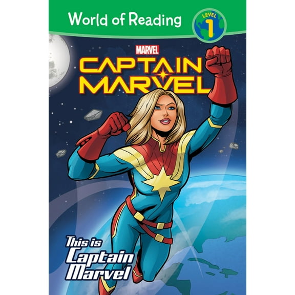 World of Reading Level 1 Set 7 Captain Marvel: This Is Captain Marvel: This Is Captain Marvel, (Hardcover)