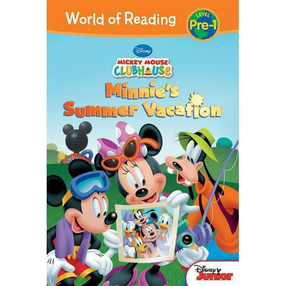 World of Reading Level Pre-1 Set 2 Mickey Mouse Clubhouse: Minnie's Summer Vacation, (Hardcover)