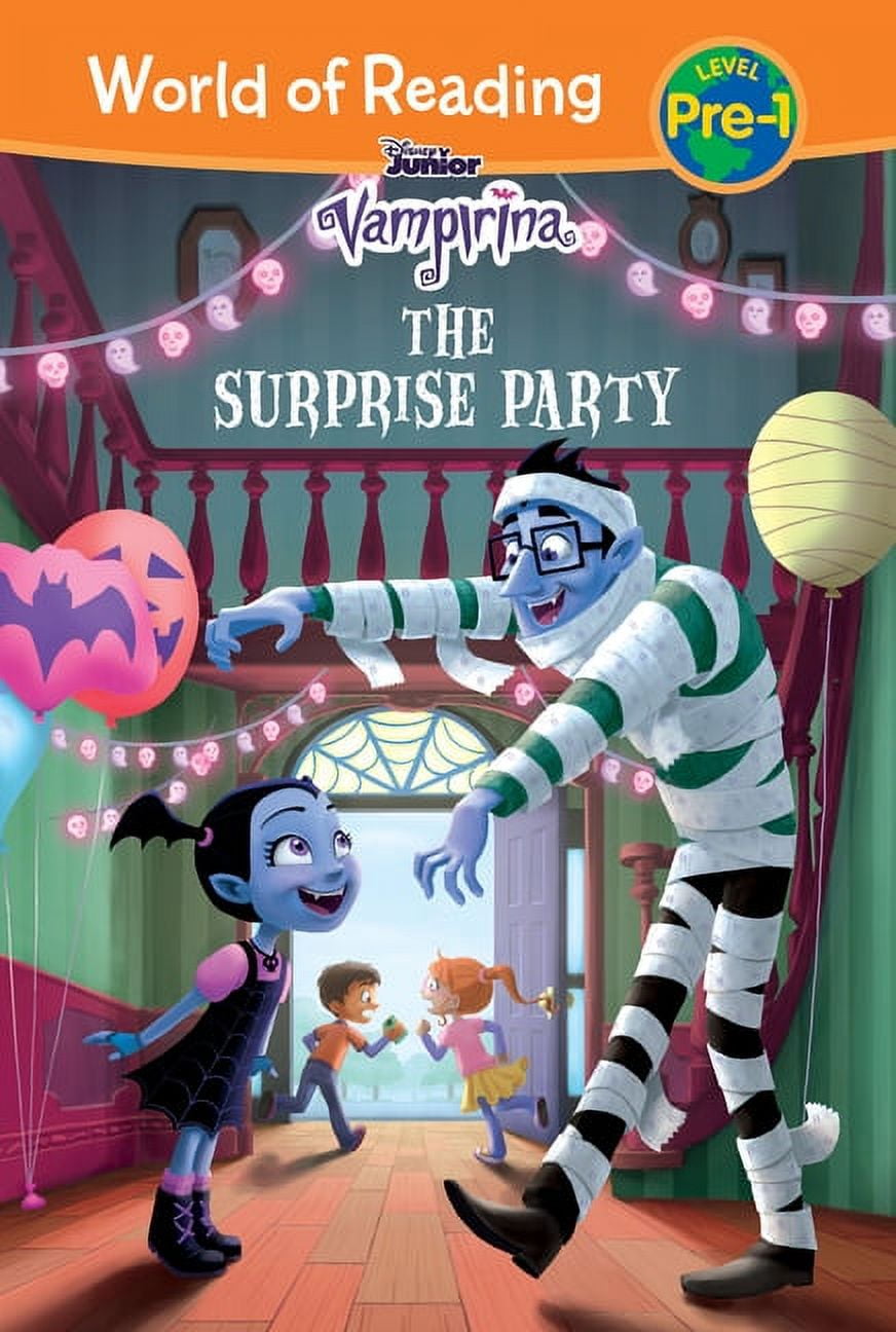 CHELSEA BEYL; JEFF KING; DISNEY STORYBOOK STUDIO IMAGINISM AND TEAM World of Reading Level Pre-1 Set 4 Vampirina: The Surprise Party: The Surprise Party, (Hardcover)