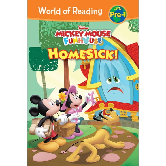World of Reading Level Pre-1 Set 5 Mickey Mouse Funhouse: Homesick!: Homesick!, (Hardcover)