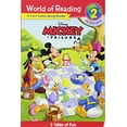 thumbnail image 1 of Pre-Owned World of Reading Mickey and Friends 3-In-1 Listen-Along Reader (World of Reading Level 2): 3 Fun Tales with CD! [With Audio CD] (Paperback) 1484790340 9781484790342, 1 of 1