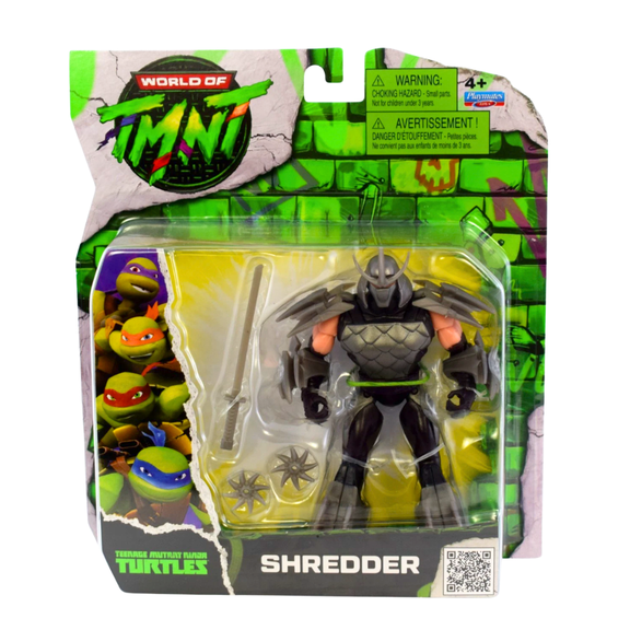 World of TMNT Teenage Mutant Ninja Turtles Shredder 2026 Action Figure with Accessories