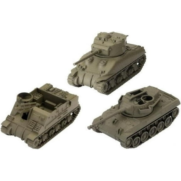 World of Tanks: US Tank Platoon (M4A1 Sherman 76mm, M7 Priest, M18 Hellcat)