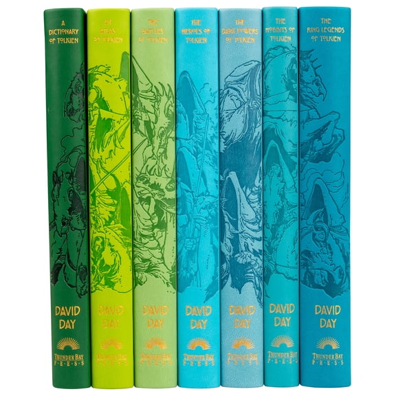 World of Tolkien Seven-Book Boxed Set - Tolkien Reference Books for All Ages, Illustrated Lord of the Rings Guides, Boxed Set (Edition 2) (Paperback)