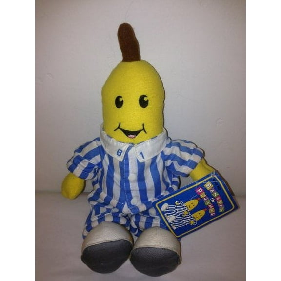 World of Toys Soft Child Stuffed Animals & Plush Toys, PP Cotton Multicolor Bananas in Pyjamas, 11"