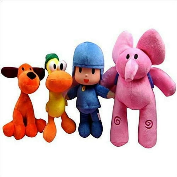 World of Toys Soft Stuffed Animals and Plush Toys, PP Cotton Multicolor, 4 Count