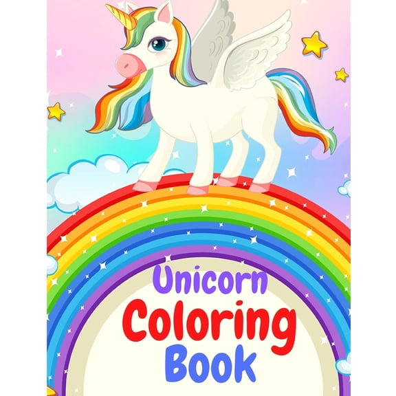 World of Unicorns: Interesting Facts About Unicorns with 60 Unique Design to Color Them, (Paperback)