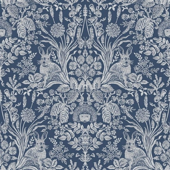 World of Wallpaper Harlen Woodland Damask Wallpaper