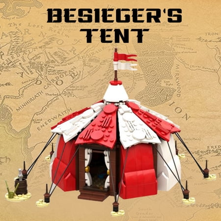 World of Warcraft Besieger's Tent Building Blocks Set Iconic Orcish War Camp Detailed Collector’s Item Compatible with Major Brick Brands