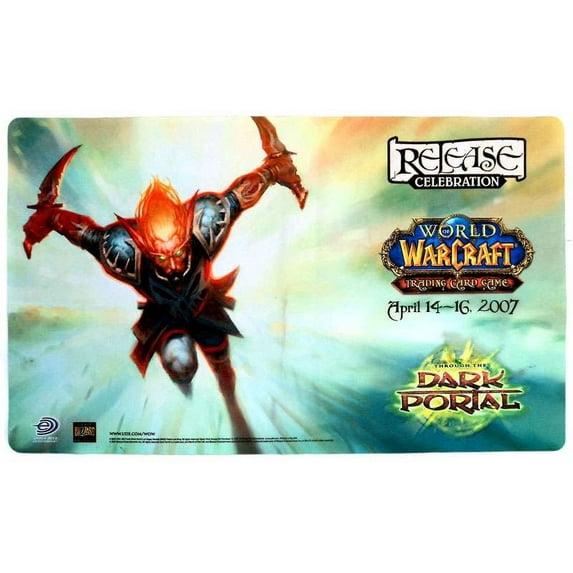 World of Warcraft Card Supplies Dark Portal Release Celebration Play Mat