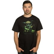 World Of Warcraft Mens T-Shirt - Green Tinted Lord of The Outland (Small)