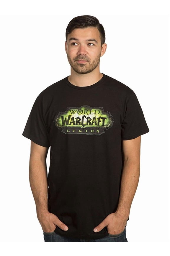 JINX Inc. World of Warcraft: Legion Logo Men's Tee, Small (Black) Male